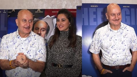 Anupam Kher and Nargis Fakhri