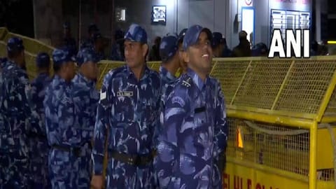 RAF deployed outside CBI headquarters