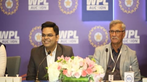 BCCI secretary Jay Shah and president Roger Binny.