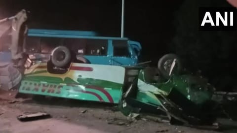 The accident site