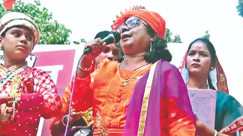 BJP leaders took part in a march in Mumbai last week called Hindu Jan Akrosh Morcha