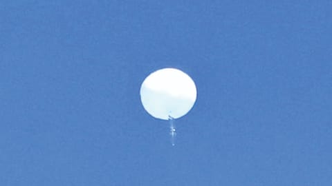 The balloon that was shot down off the coast of Alaska was the first of a series of flying objects that the US brought down