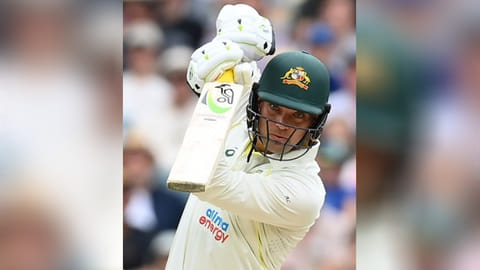 Australia's left-handed wicketkeeper-batter Alex Carey