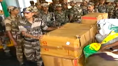 CISF and Railway Protection Force in Erode