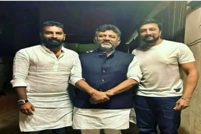 Kichcha with Shivakumar