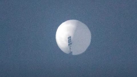 Chinese Spy Balloon Spotted Over US Airspace