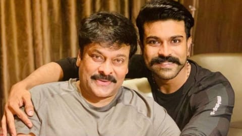 Chiranjeevi and Ram Charan
