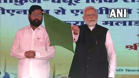Modi flags off two Vande Bharat trains, launches Mumbai infra projects