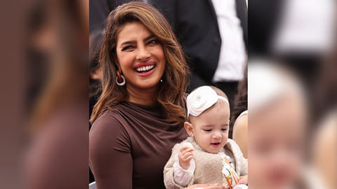 Priyanka Chopra with her daughter Malti Marie Chopra Jonas