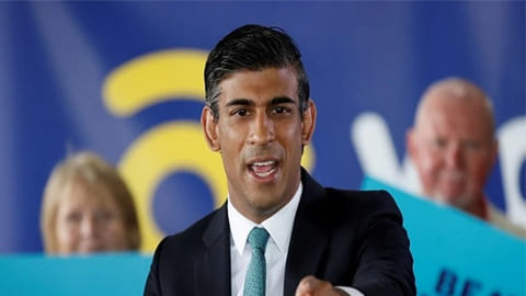 British Prime Minister Rishi Sunak