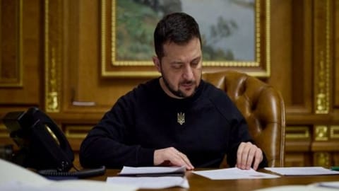 Ukraine's President Volodymyr Zelenskyy