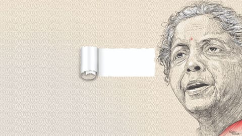 Finance Minister Nirmala Sitharaman