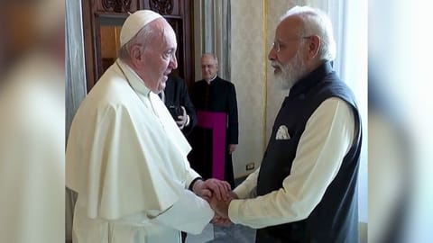 Prime Minister Narendra Modi & Pope Francis