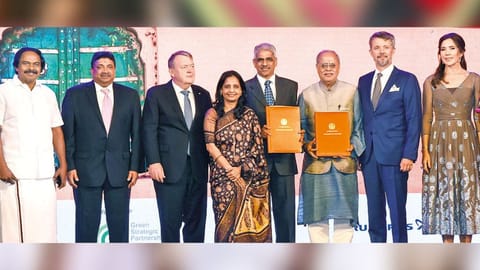 MoU was exchanged in the presence of IT Minister T Mano Thangaraj, Finance Minister Palanivel Thiaga Rajan, State secretaries Supriya Sahu and Shiv Das Meena, country head of UN Environment Programme Atul Bagai, and Prince Frederik and Princess Mary of Denmark