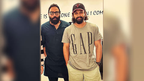 Allu Arjun with Sandeep Reddy Vanga
