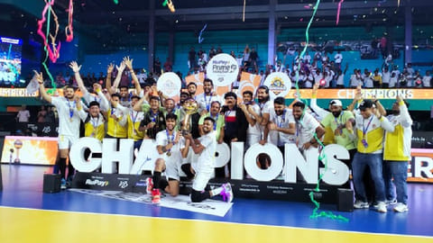 Ahmedabad Defenders won the 2nd season of PVL