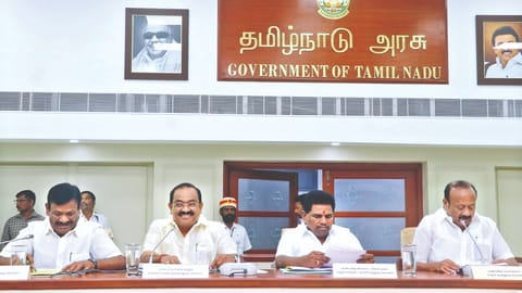 Ministers at the final consultation meeting with stakeholders