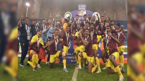 Karnataka celebrating the win