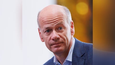 Greg Becker, President and CEO of SVB, speaks at the 2022 Milken Institute Global Conference in Beverly Hills, California.