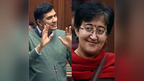 AAP legislators Saurabh Bhardwaj, Atishi
