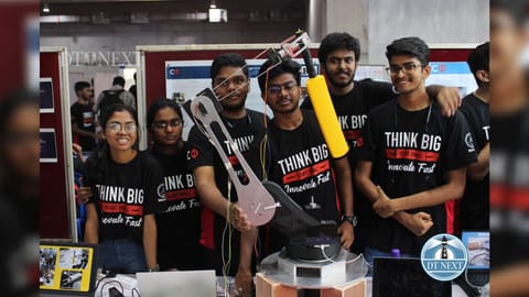 IIT Madras, CFI displayed over 70 creative projects at the annual open house held at the campus on Sunday.