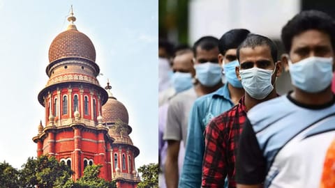 Madras High Court advised to compulsorily wear face mask, maintain social distancing and wash their hands frequently