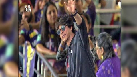 Shah Rukh Khan at Eden Gardens