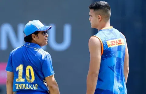 Sachin Tendulkar and Arjun