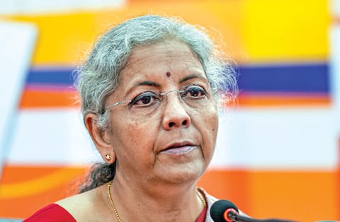 Union finance minister Nirmala Sitharaman