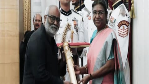 MM Keeravaani, President Draupadi Murmu