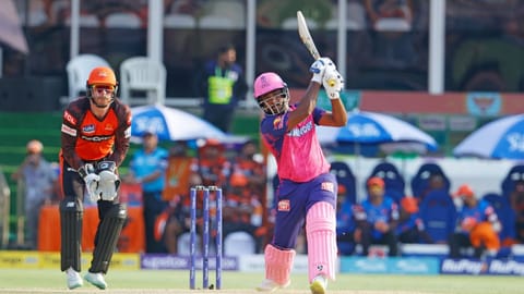 Sanju Samson scored 55 runs off 32 balls.