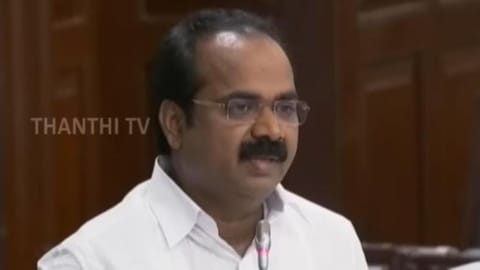 TN Environment & Climate Change Department Minister Siva V Meyyanathan