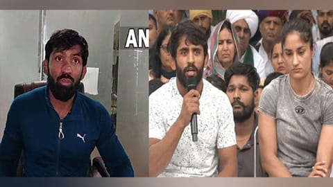 Yogeshwar Dutt, Indian wrestlers at a press conference
