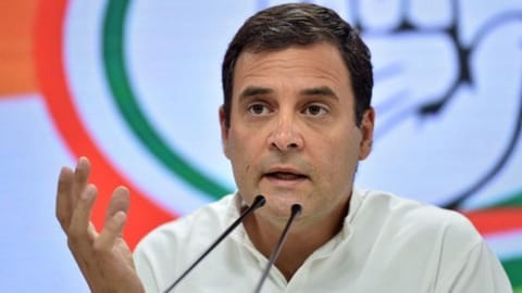 Congress leader Rahul Gandhi