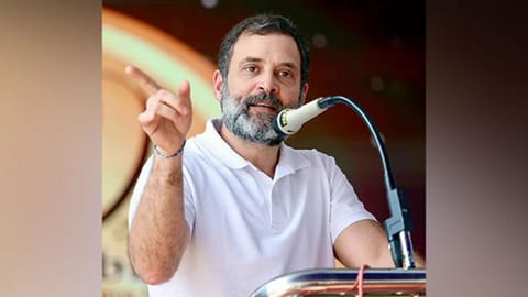 Congress leader Rahul Gandhi
