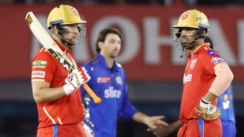 PBKS scores 214/3 against MI