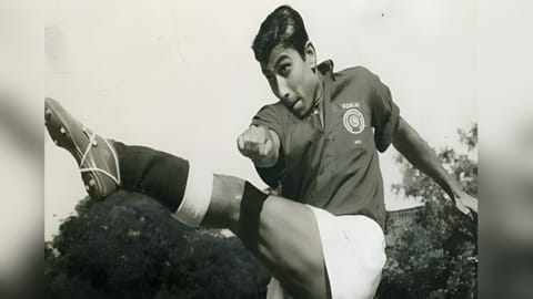Indian football legend PK Banerjee.