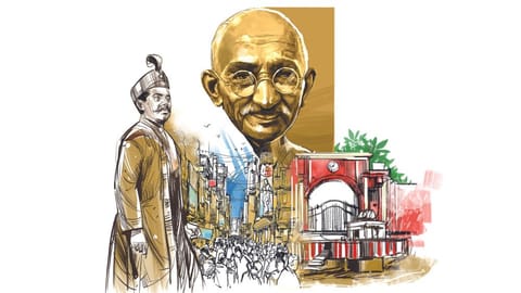 Gandhi spent 10 days in T Nagar during his last visit to the city.