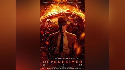 Poster of movie 'Oppenheimer'