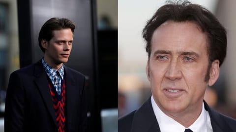 Bill Skarsgard (left); Nicolas Sage