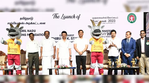 Stalin released the "Veeran" logo and theme song for "Chief Minister's Cup Matches 2023".