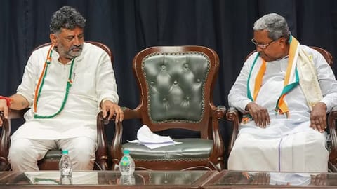 D K Shivakumar and Siddaramaiah