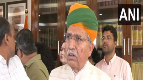 Arjun Ram Meghwal soon after his appointment as Law minister