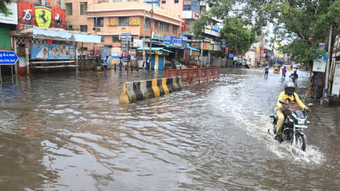GP Road closed due to water stagnation