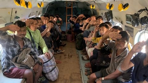 Assam Rifles undertakes air evacuation of stranded citizens