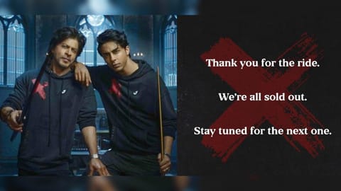 Shah Rukh Khan and his son Aryan Khan