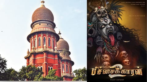 Madras High Court (L); Pichaikkaran 2 poster