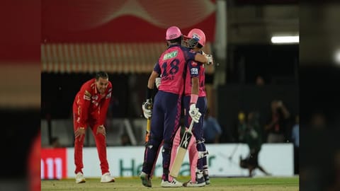 Trent Boult and Dhruv Jurel