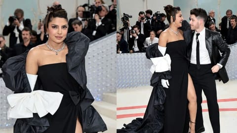 Priyanka Chopra and Nick Jonas at Met Gala 2023.