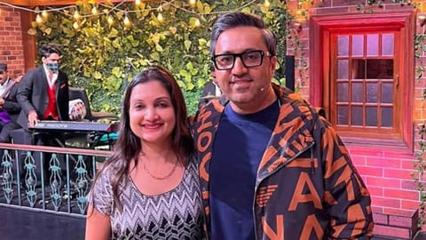 Ashneer Grover and his wife Madhuri Jain Grover